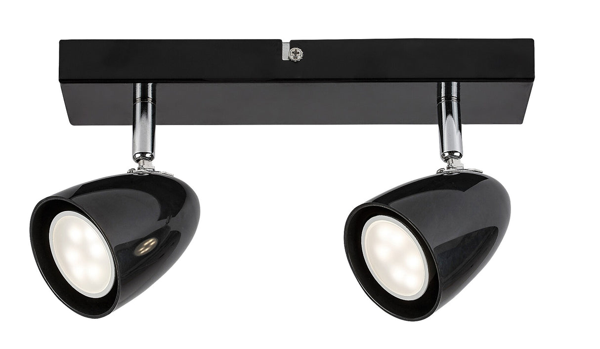 Plafoniera Perico, negru, 2xGU10, IP20, Rabalux, 73017