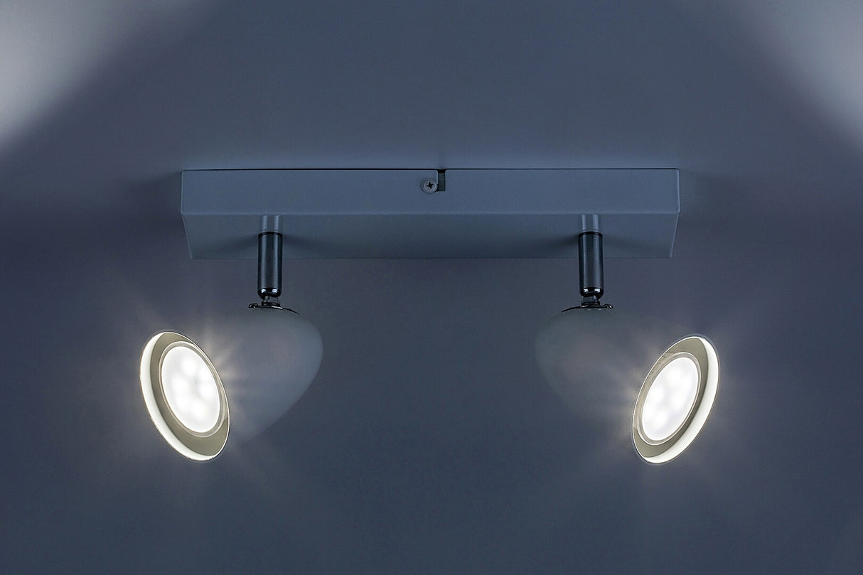 Plafoniera Perico, alb, 2xGU10, IP20, Rabalux, 73018