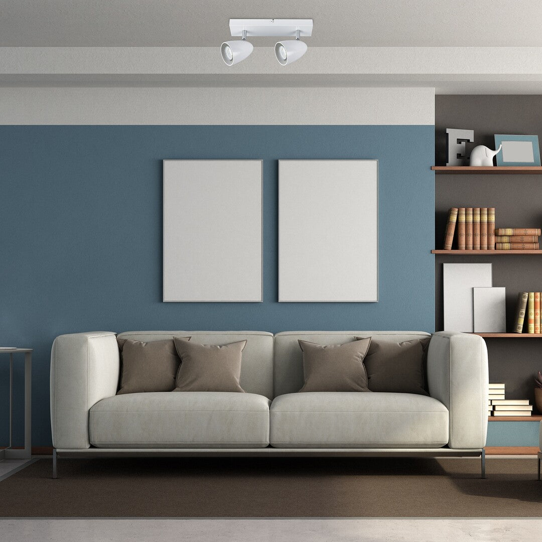 Plafoniera Perico, alb, 2xGU10, IP20, Rabalux, 73018