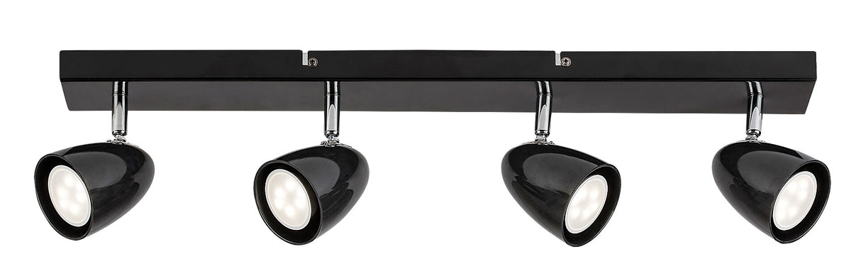 Plafoniera Perico, negru, 4xGU10, IP20, Rabalux, 73021