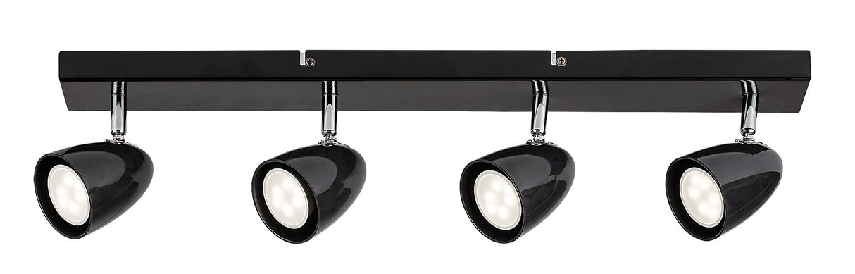 Plafoniera Perico, negru, 4xGU10, IP20, Rabalux, 73021