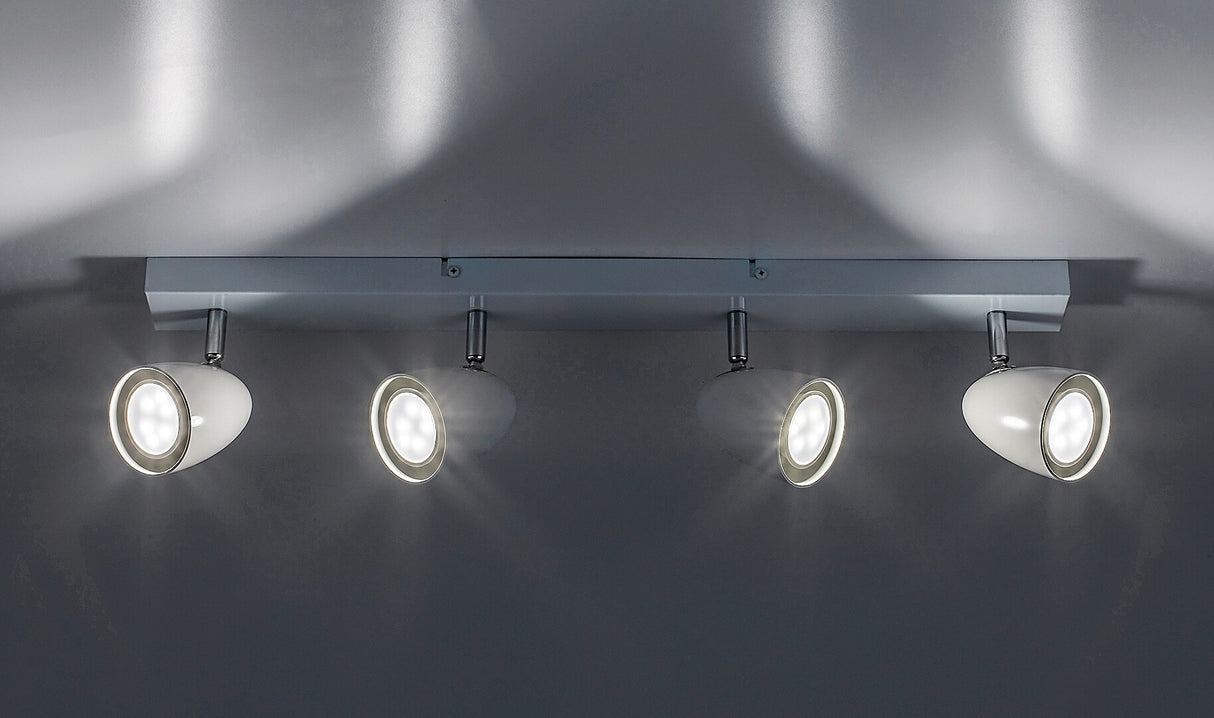 Plafoniera Perico, alb, 4xGU10, IP20, Rabalux, 73022