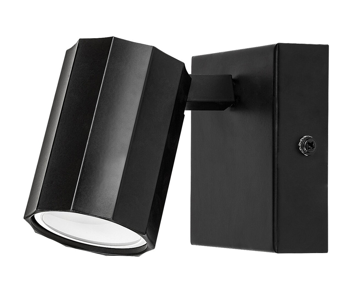 Aplica Rogelio,1XGU10, negru mat, reglabila, Rabalux 73023