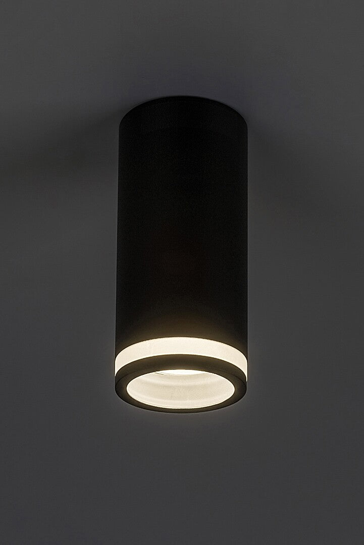 Plafoniera Senobia, negru mat, 1xGU10, H.12cm, IP20, Rabalux, 73030