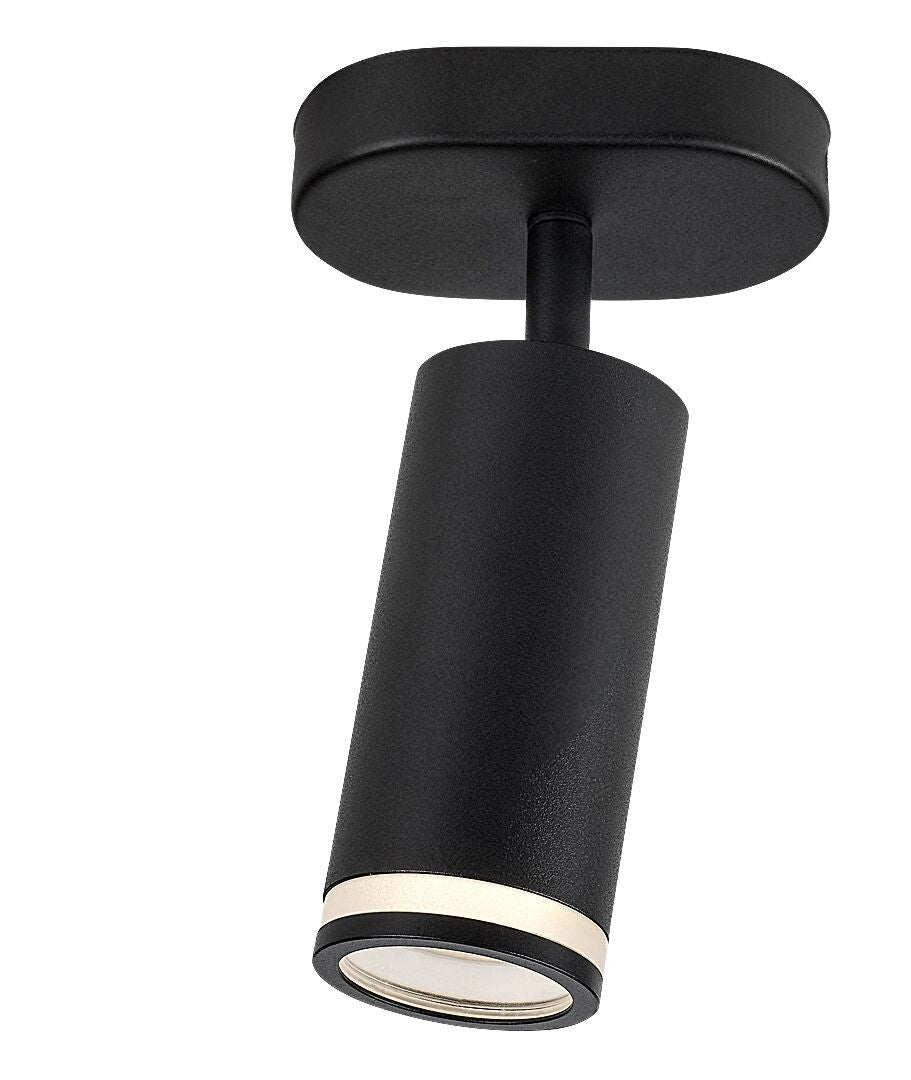 Plafoniera Senobia, negru mat, 1xGU10, IP20, Rabalux, 73033