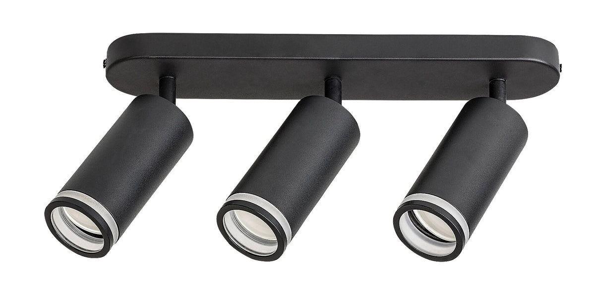 Plafoniera Senobia, negru mat, 3xGU10, IP20, Rabalux, 73035