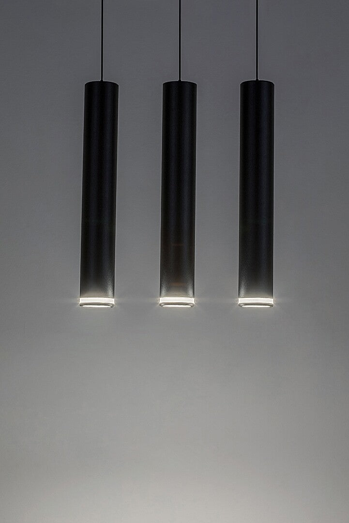 Lustra suspendata Senobia, negru, 3xGU10, IP20, Rabalux, 73037