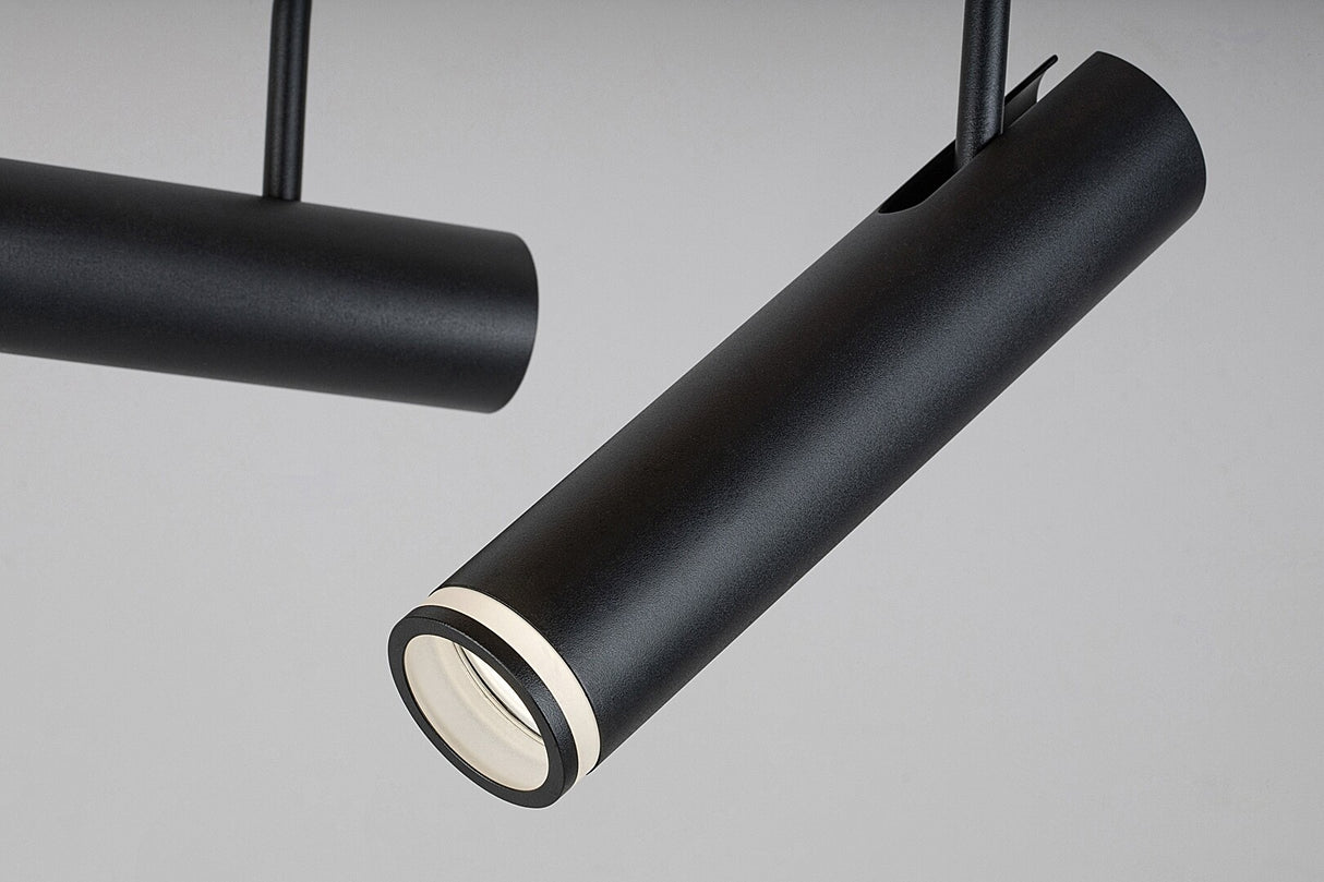 Plafoniera Senobia, negru mat, 3xGU10, IP20, Rabalux, 73039