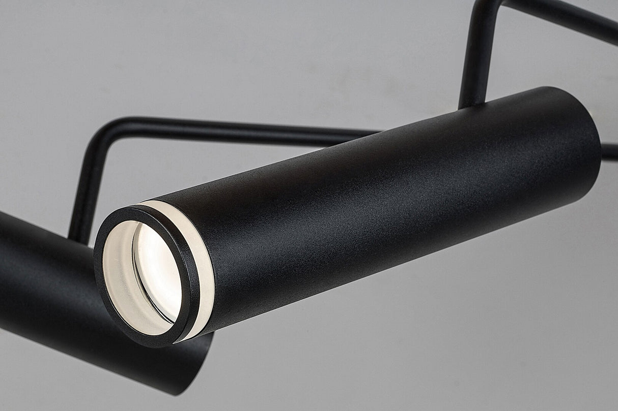 Plafoniera Senobia, negru mat, 5xGU10, IP20, Rabalux, 73040