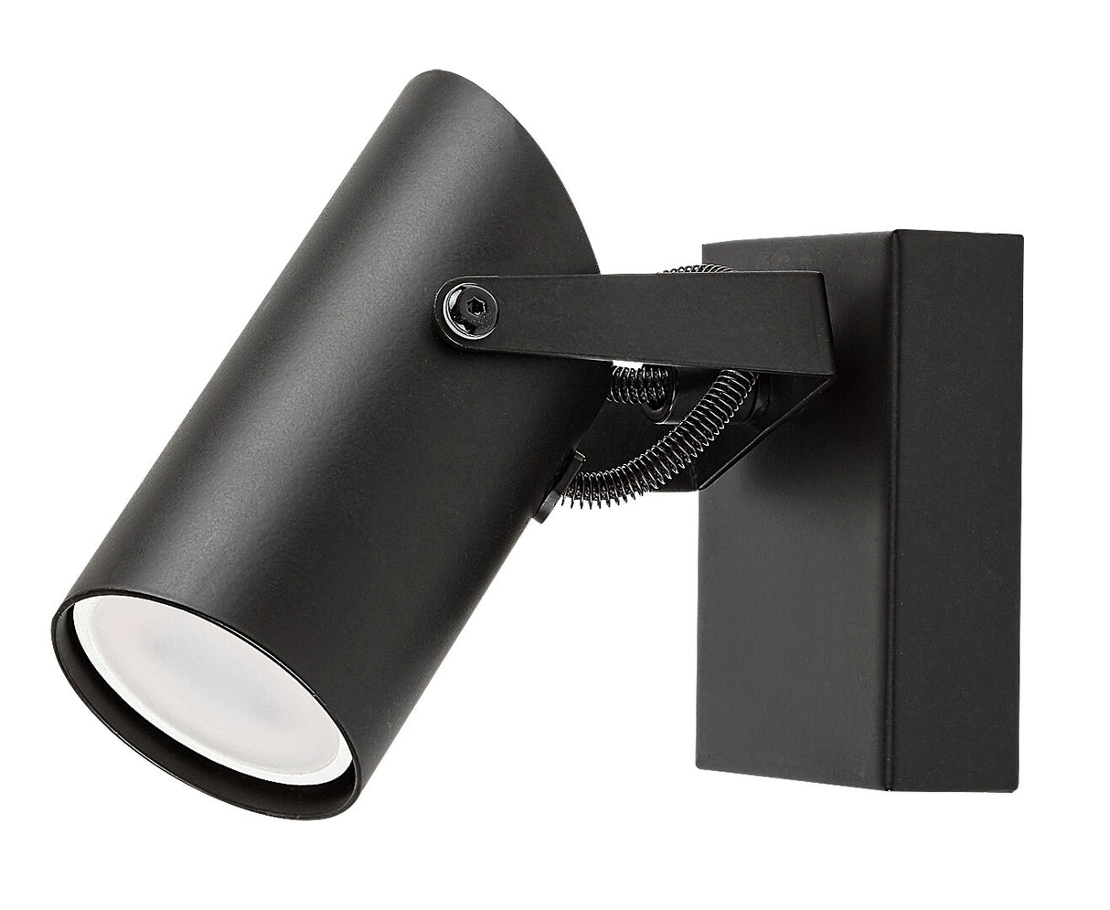 Aplica Maximilian, negru mat, 1 x GU10, IP20, Rabalux, 73043