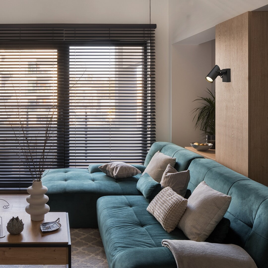 Aplica Maximilian, negru mat, 1 x GU10, IP20, Rabalux, 73043