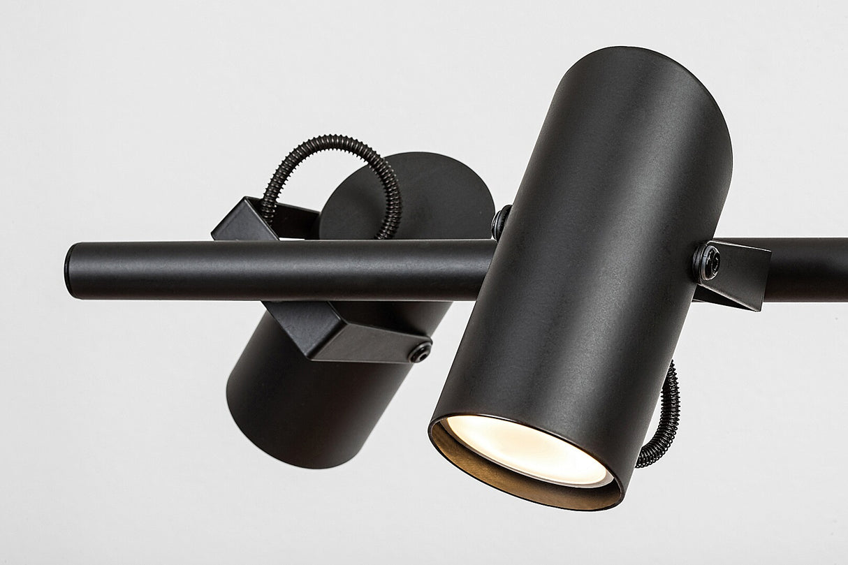 Lustra suspendata Maximilian, negru mat, 6xGU10, IP20, Rabalux, 73045