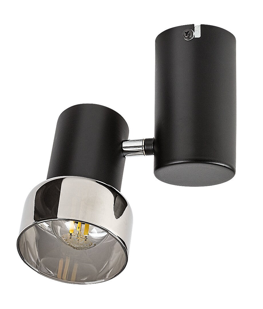 Plafoniera Hatice, negru, 1xE14, IP20, Rabalux, 73052