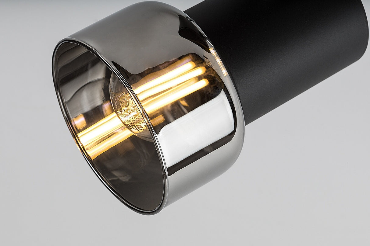 Plafoniera Hatice, negru, 1xE14, IP20, Rabalux, 73052