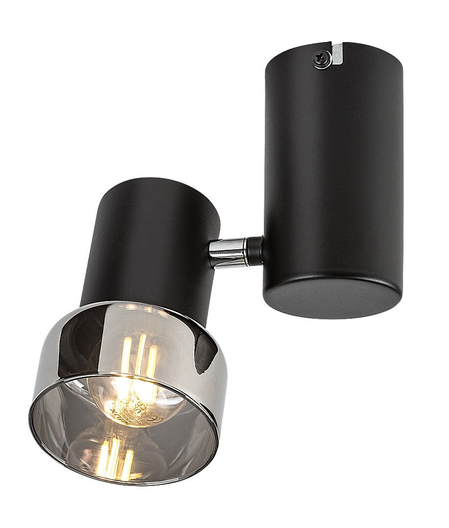 Plafoniera Hatice, negru, 1xE14, IP20, Rabalux, 73052