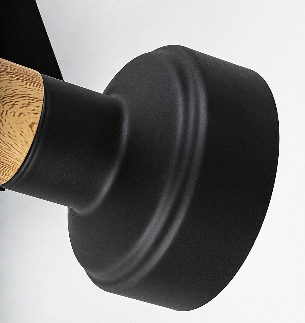 Aplica de perete Saskia, negru, 1 x E14, IP20, Rabalux, 73055