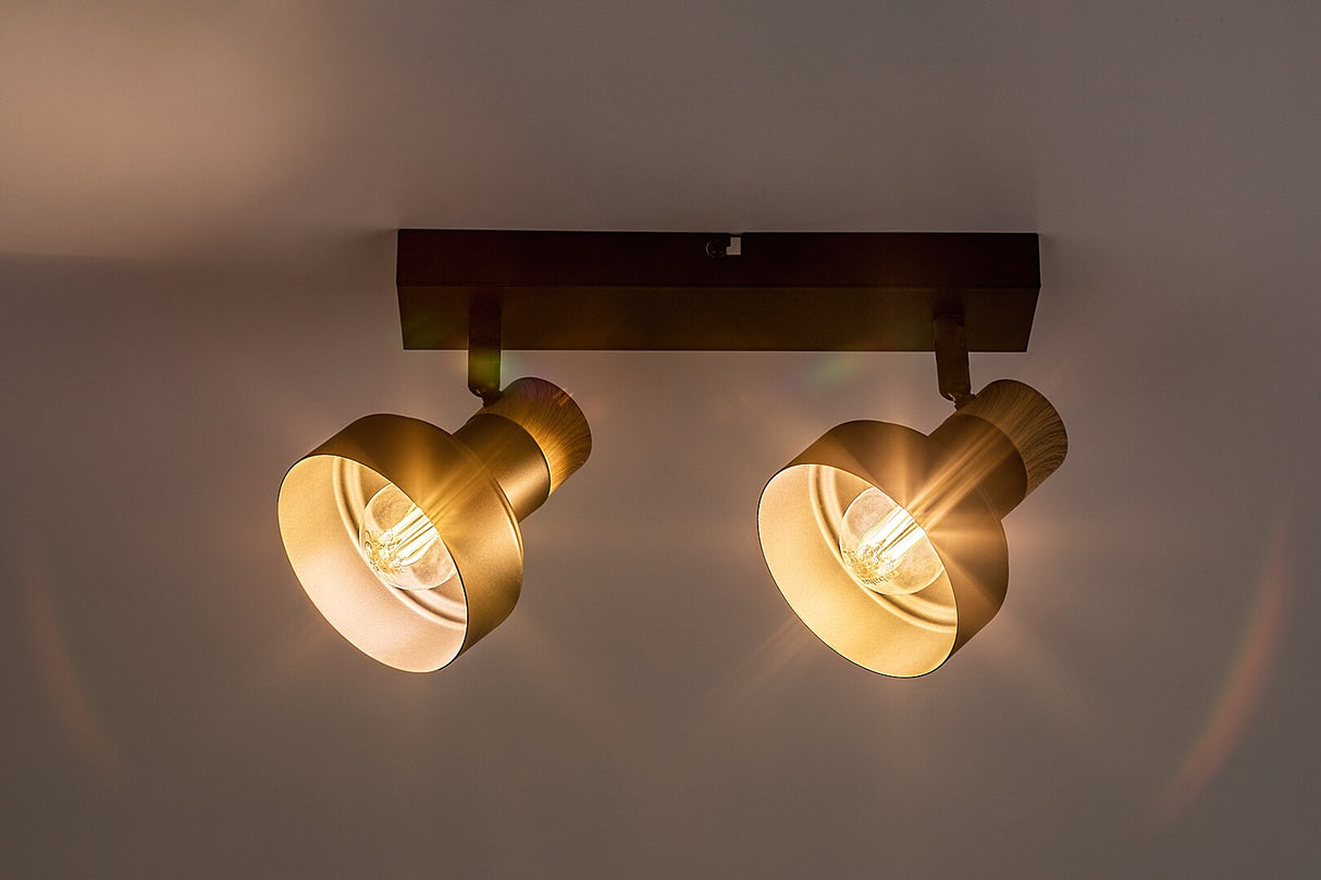 Plafoniera Saskia, negru, 2xE14, IP20, Rabalux, 73056