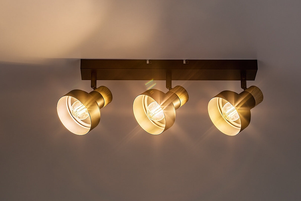 Plafoniera Saskia, negru, 3xE14, IP20, Rabalux, 73057