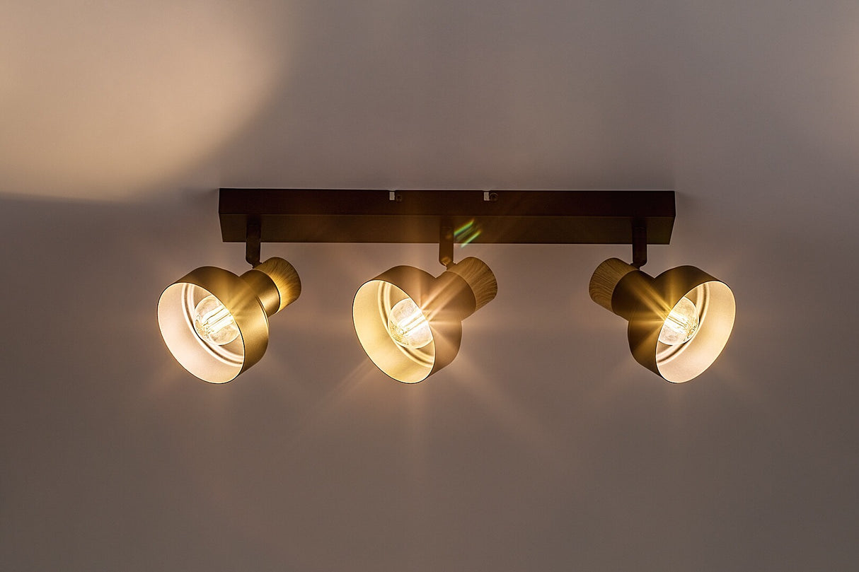 Plafoniera Saskia, negru, 3xE14, IP20, Rabalux, 73057