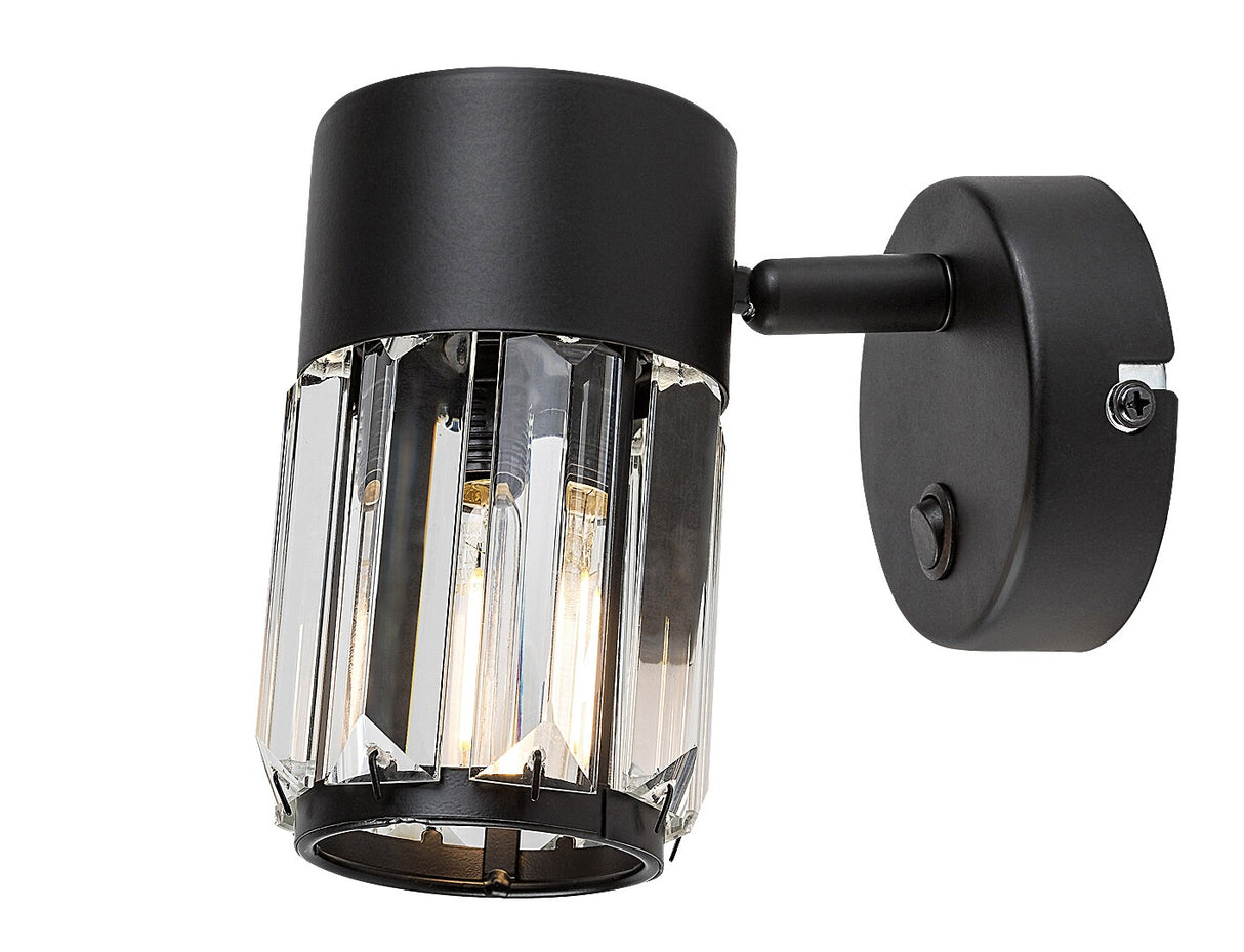 Aplica Venaro, negru, 1 x E14, IP20, Rabalux, 73059