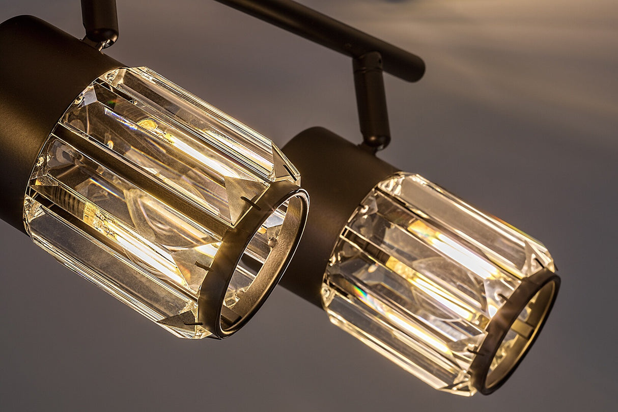 Plafoniera Venaro, negru, 3xE14, IP20, Rabalux, 73061