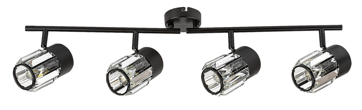 Plafoniera Venaro, negru, 4xE14, IP20, Rabalux, 73062