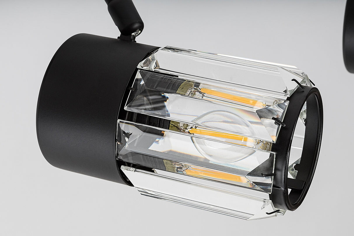 Plafoniera Venaro, negru, 4xE14, IP20, Rabalux, 73062