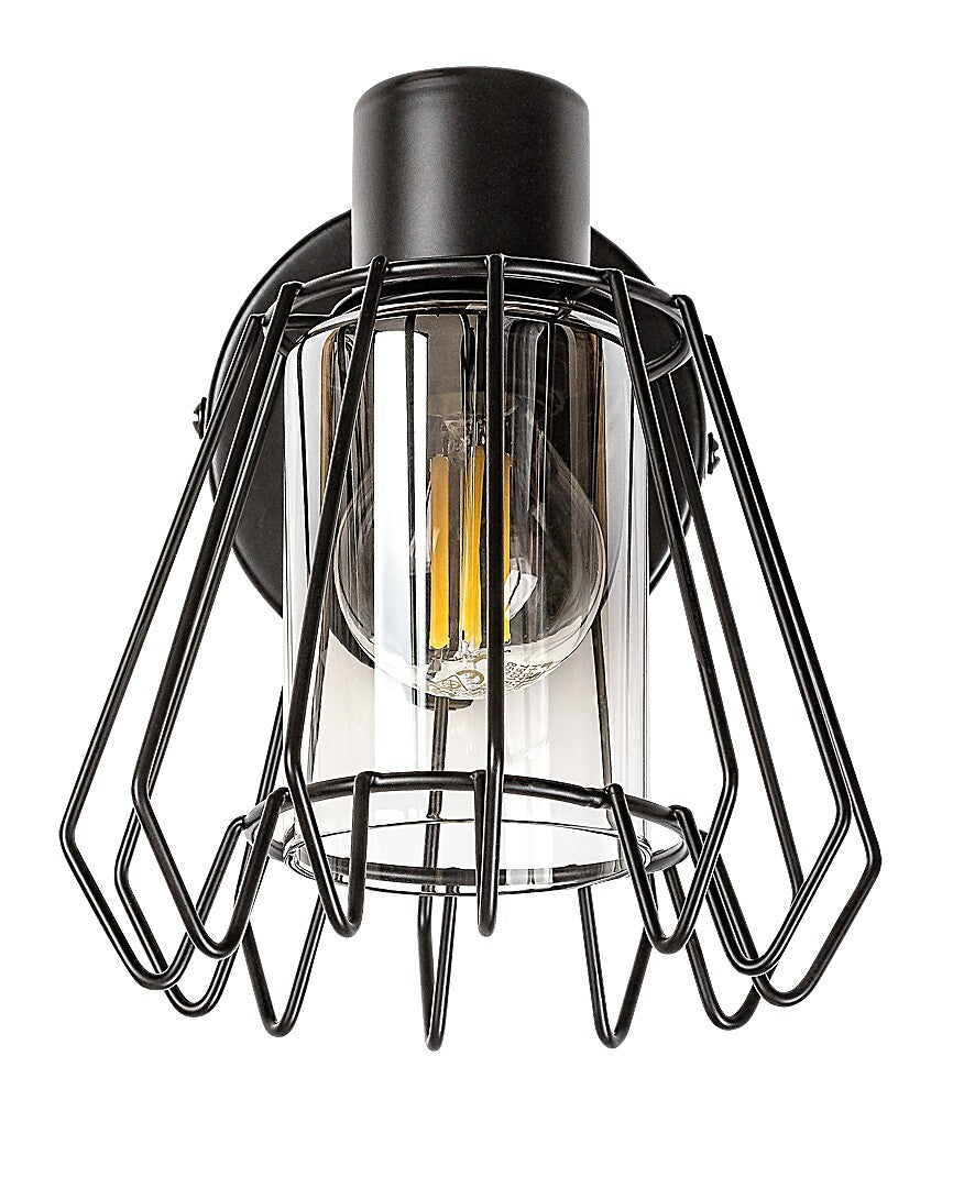 Aplica de perete Emerencia, negru, 1 x E14, IP20, Rabalux, 73067