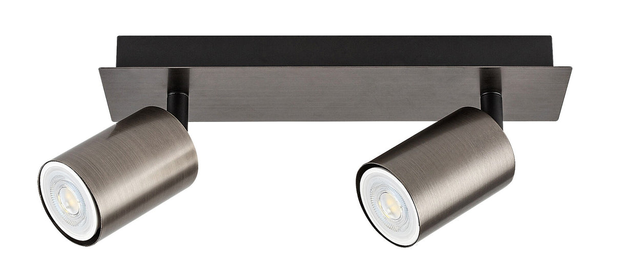 Aplica/plafoniera Gerhard, fumuriu, 2xGU10, IP20, Rabalux, 73072