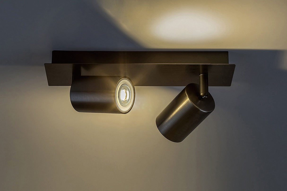 Aplica/plafoniera Gerhard, fumuriu, 2xGU10, IP20, Rabalux, 73072