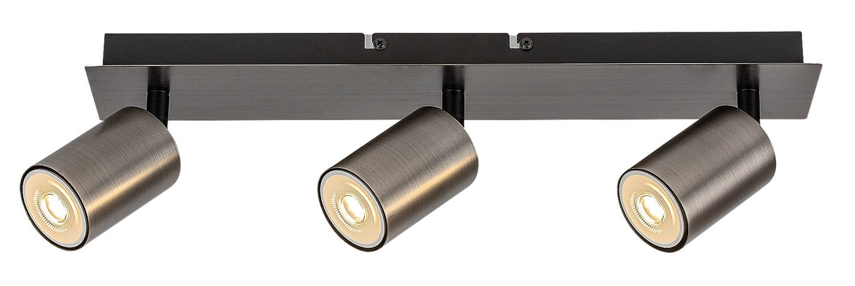 Plafoniera Gerhard, fumuriu, 3xGU10, IP20, Rabalux, 73073