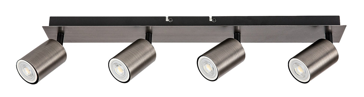 Plafoniera Gerhard, fumuriu, 4xGU10, IP20, Rabalux, 73074