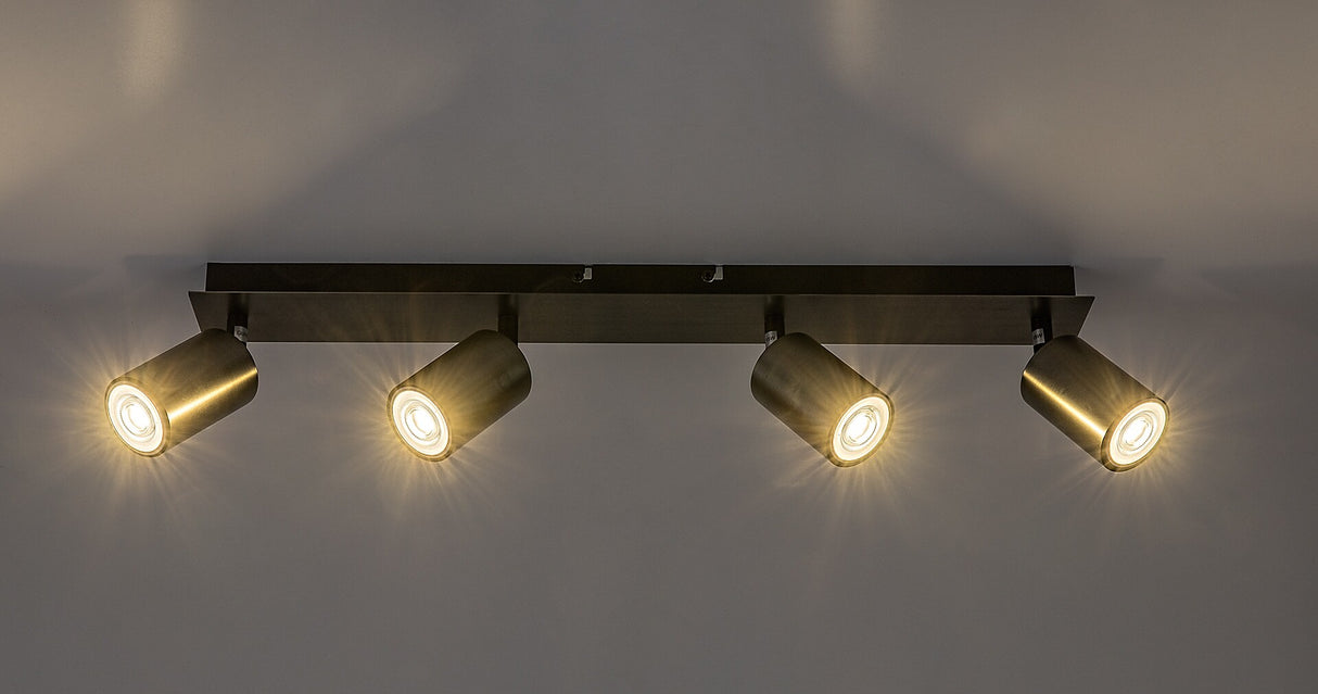 Plafoniera Gerhard, fumuriu, 4xGU10, IP20, Rabalux, 73074