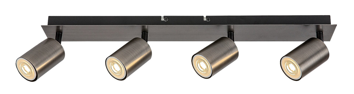 Plafoniera Gerhard, fumuriu, 4xGU10, IP20, Rabalux, 73074