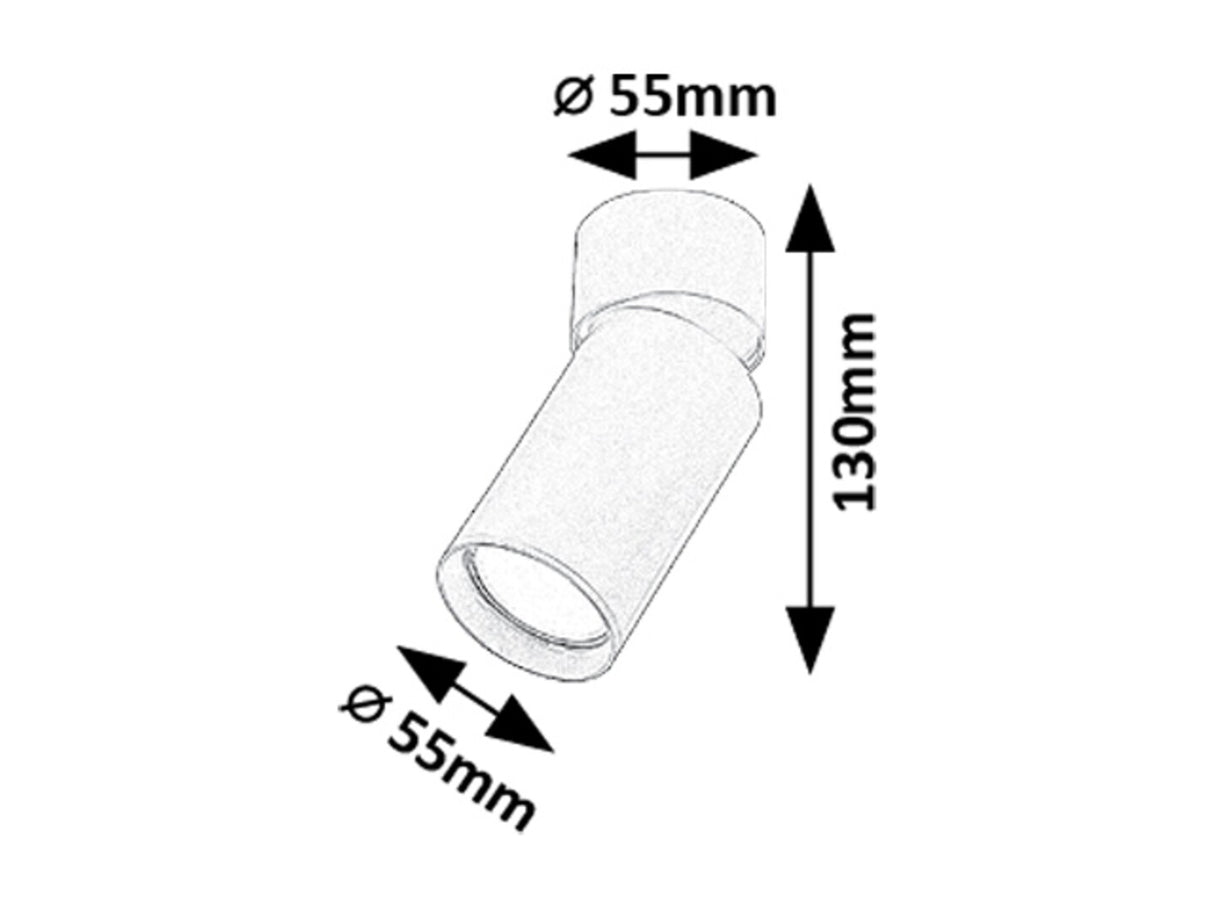 Aplica/Plafoniera Mirina, metal, auriu, 1xGU10, Rabalux 73075