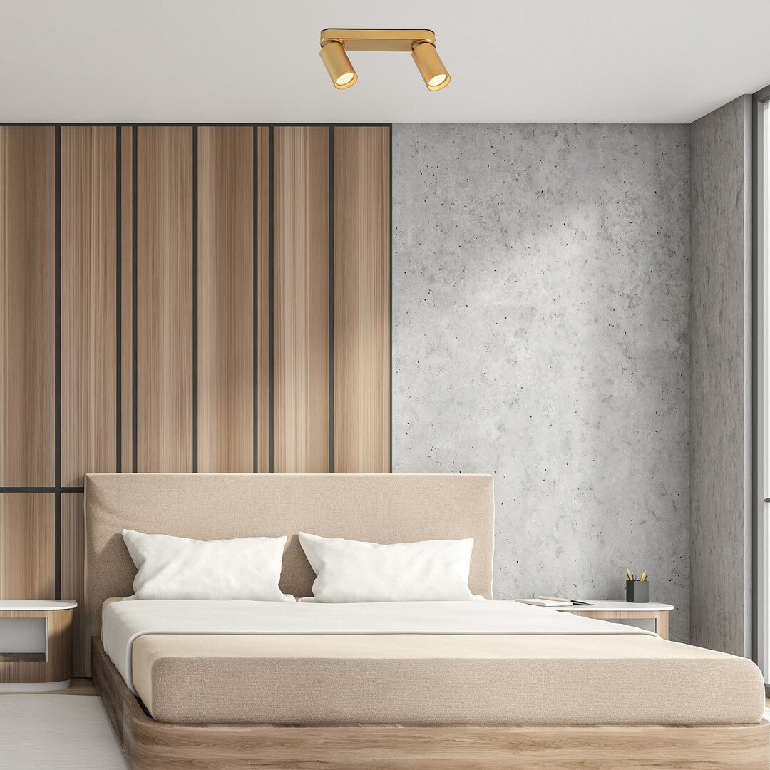 Aplica/Plafoniera Mirina, auriu, 2xGU10, IP20, Rabalux, 73076