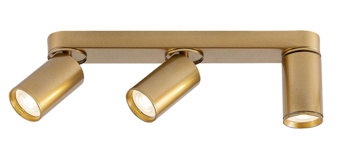 Plafoniera Mirina, auriu, 3xGU10, IP20, Rabalux, 73077