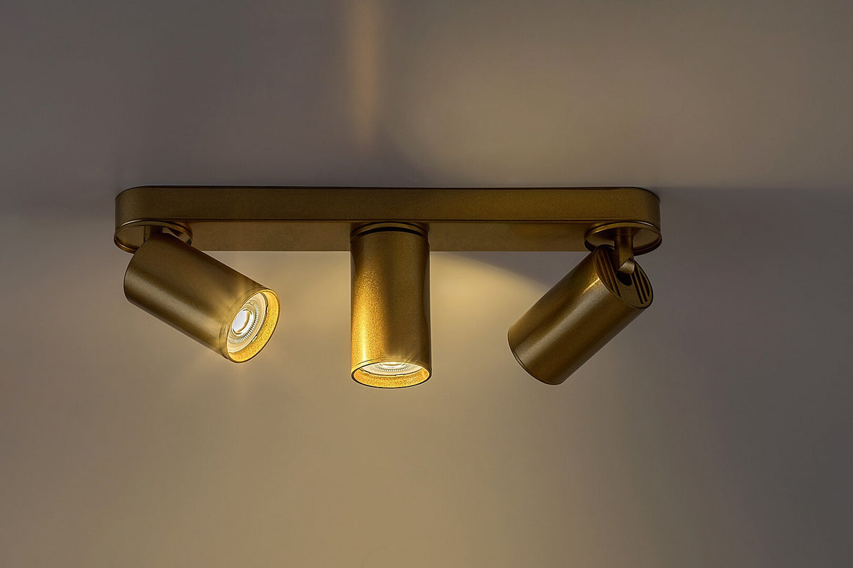 Plafoniera Mirina, auriu, 3xGU10, IP20, Rabalux, 73077