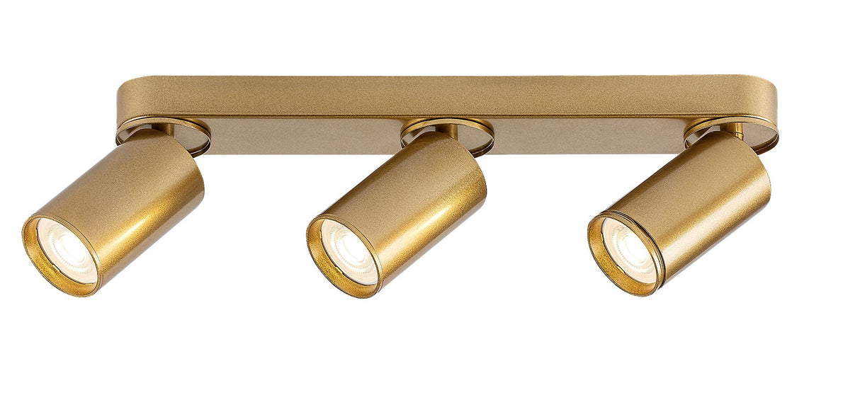 Plafoniera Mirina, auriu, 3xGU10, IP20, Rabalux, 73077