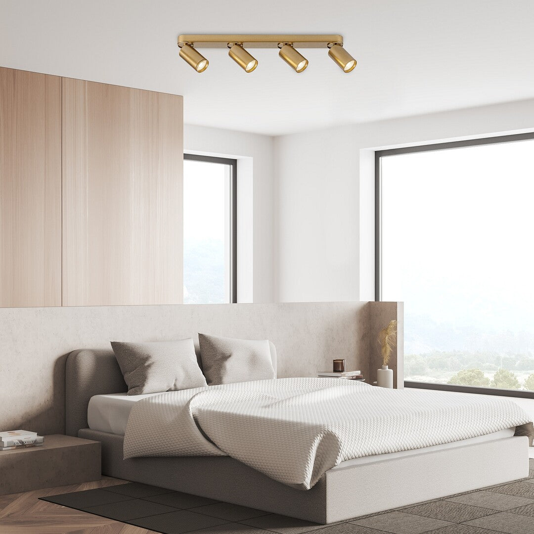 Plafoniera Mirina, auriu, 4xGU10, IP20, Rabalux, 73078