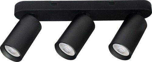 Spot Yorli, negru mat, 3xGU10, L.35cm, IP20, Rabalux, 73083