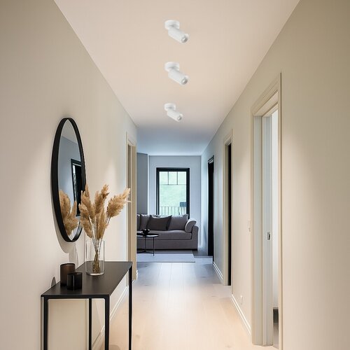 Spot Yorli, alb mat, 1xGU10, H.13,5cm, IP20, Rabalux, 73085