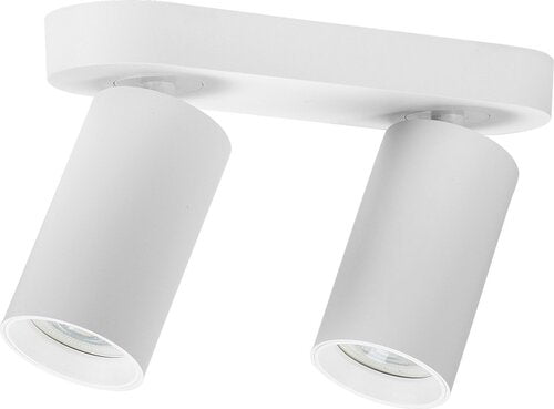 Spot Yorli, alb mat, 2xGU10, L.22cm, IP20, Rabalux, 73086