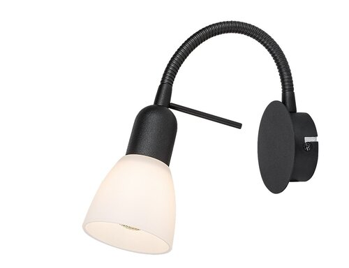 Spot Soma, negru mat, 1xE14, H.20,5cm, IP20, Rabalux, 73090