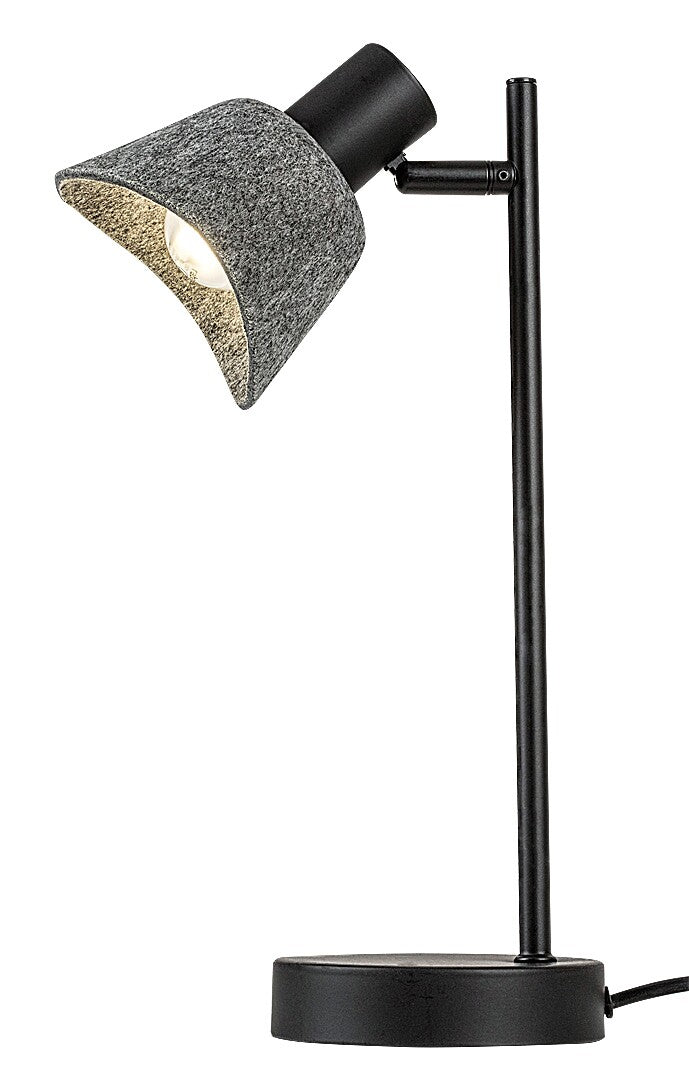 Veioza birou Farelia, negru/gri, 1 x E14, IP20, Rabalux, 74018