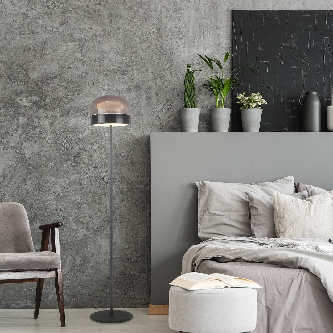 Lampadar Xelira, negru, LED 20W, 1050lm, 3000, 4000, 6000K, H.135cm, IP20, Rabalux, 74038