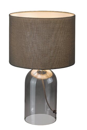 Veioza Luxin, fumuriu, 1xE14, H.33cm, IP20, Rabalux, 74047