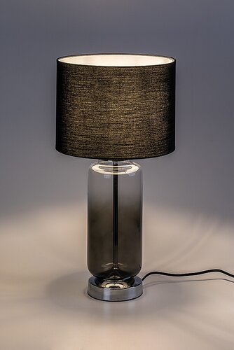 Veioza Rien, fumuriu, 1xE27, H.55cm, IP20, Rabalux, 74049