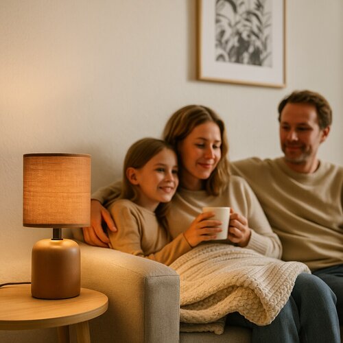 Veioza Daphni, maro, 1xE14, H.23cm, IP20, Rabalux, 74054