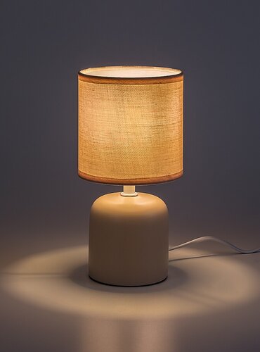 Veioza Daphni, roz, 1xE14, H.23cm, IP20, Rabalux, 74057